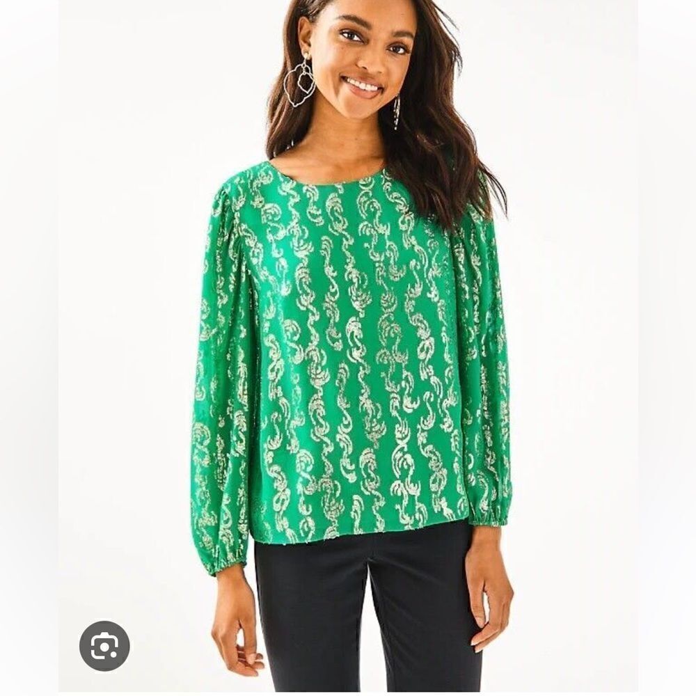 Lilly Pulitzer Miriam Silk Top